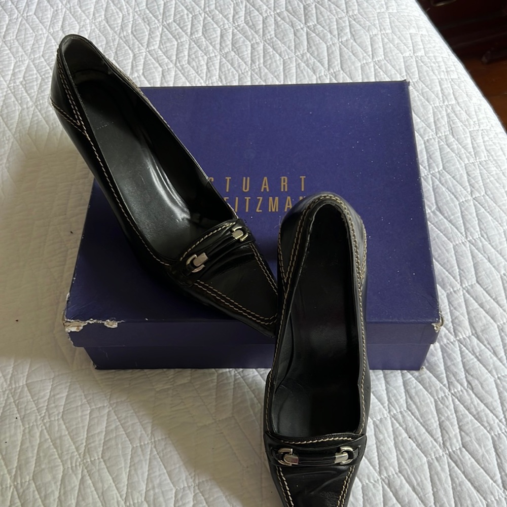 Stuart Wetzman leather heels